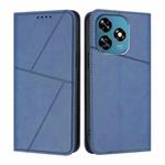 For Oukitel C51 Strong Magnetic Frosted Flip Leather Phone Case(Royal Blue)