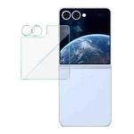 For Samsung Galaxy Z Flip7 5G 1 Sets imak Lens Film + Glass Rear Screen Sticker