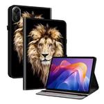 For Xiaomi Redmi Pad 2 11 inch Crystal Texture Colored Drawing Leather Tablet Case(Lion Head)