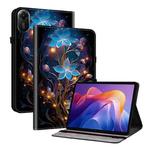 For Xiaomi Redmi Pad 2 11 inch Crystal Texture Colored Drawing Leather Tablet Case(Little Lantern Flowers)