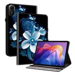 For Xiaomi Redmi Pad 2 11 inch Crystal Texture Colored Drawing Leather Tablet Case(Black Orchid)