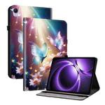 For Xiaomi Redmi K Pad 8.8 inch Crystal Texture Colored Drawing Leather Tablet Case(Butterfly Love Flower)