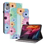 For Lenovo Idea Tab 11 / Xiaoxin Pad 2025 Crystal Texture Colored Drawing Leather Tablet Case(Sunflowers)