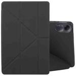 For Xiaomi Redmi Pad 2 Deformation Silicone Leather Tablet Case(Black)