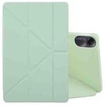 For Xiaomi Redmi Pad 2 Deformation Silicone Leather Tablet Case(Matcha Green)