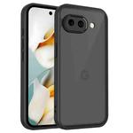 For Google Pixel 9a Skin Feel Frosted PC+TPU Shockproof Phone Case(Transparent Black)