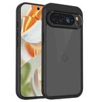 For Google Pixel 10 Pro Skin Feel Frosted PC+TPU Shockproof Phone Case(Transparent Black)