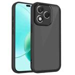 For Honor 400 Lite Global Skin Feel Frosted PC+TPU Shockproof Phone Case(Transparent Black)