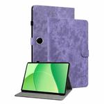 For OPPO Pad SE 11 inch Tiger Pattern Flip Leather Tablet Case(Purple)