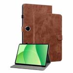 For OPPO Pad SE 11 inch Tiger Pattern Flip Leather Tablet Case(Brown)