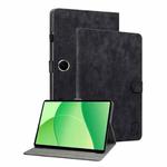 For OPPO Pad SE 11 inch Tiger Pattern Flip Leather Tablet Case(Black)