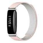 For Fitbit Inspire 2 / Ace 3 xDfind Litchi Texture Magnetic Silicone Watch Band(Pink Sstarlight)