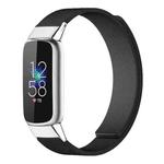 For Fitbit Luxe / Special Edition xDfind Litchi Texture Magnetic Silicone Watch Band(Black)
