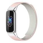For Fitbit Luxe / Special Edition xDfind Litchi Texture Magnetic Silicone Watch Band(Pink Sstarlight)