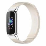 For Fitbit Luxe / Special Edition xDfind Litchi Texture Magnetic Silicone Watch Band(Starlight)
