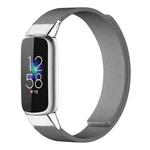 For Fitbit Luxe / Special Edition xDfind Litchi Texture Magnetic Silicone Watch Band(Grey)