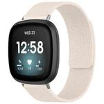 For Fitbit Versa 4/Versa3/Sense2/Sense xDfind Litchi Texture Magnetic Silicone Watch Band(Starlight)