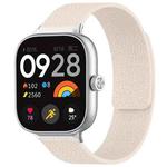 For Xiaomi Smart Band 9 Pro/8 Pro/Redmi Watch 5/4 xDfind Litchi Texture Magnetic Silicone Watch Band(Starlight)
