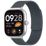 For Xiaomi Smart Band 9 Pro/8 Pro/Redmi Watch 5/4 xDfind Litchi Texture Magnetic Silicone Watch Band(Grey)