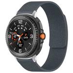 For Samsung Galaxy Watch8 / 8 Classic xDfind Litchi Texture Magnetic Silicone Watch Band(Grey)