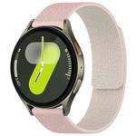 For Samsung Galaxy Watch 7 / 6 / 5 / FE xDfind Litchi Texture Magnetic Silicone Watch Band(Pink Sstarlight)