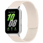For Samsung Galaxy Fit3 SM-R390 xDfind Litchi Texture Magnetic Silicone Watch Band(Starlight)