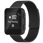For Garmin Forerunner 35/30/35J 20mm xDfind Litchi Texture Magnetic Silicone Watch Band(Black)