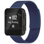 For Garmin Forerunner 35/30/35J 20mm xDfind Litchi Texture Magnetic Silicone Watch Band(Midnight Blue)