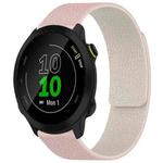 For Garmin Forerunner 45 / 45S / Swim 2 18mm xDfind Litchi Texture Magnetic Silicone Watch Band(Pink Sstarlight)