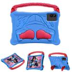 For Infinix Xpad 20 11 2025 Boxing Series Kickstand EVA Shockproof Tablet Case with Shoulder Strap(Blue Red)