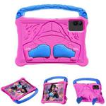 For Infinix Xpad 20 11 2025 Boxing Series Kickstand EVA Shockproof Tablet Case with Shoulder Strap(Rose Red Blue)