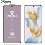 For Honor 90 25pcs 9H 0.4mm High Aluminum Large Arc Tempered Glass Film