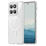 For Motorola Edge 60s PC Hybrid TPU Airbag Shockproof MagSafe Phone Case(Transparent)