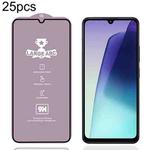 For Xiaomi Redmi 14C 4G 25pcs 9H 0.4mm High Aluminum Large Arc Tempered Glass Film