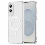 For Samsung Galaxy S25 Edge 5G PC Hybrid TPU Airbag Shockproof MagSafe Phone Case(Transparent)