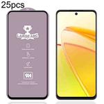 For Realme C55 4G 25pcs 9H 0.4mm High Aluminum Large Arc Tempered Glass Film