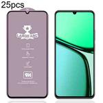 For Realme C61 / C63 / Note 60 25pcs 9H 0.4mm High Aluminum Large Arc Tempered Glass Film