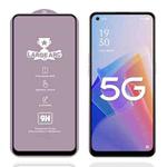 For OPPO A96 5G / Reno8 9H 0.4mm High Aluminum Large Arc Tempered Glass Film