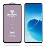 For OPPO Reno6 5G 9H 0.4mm High Aluminum Large Arc Tempered Glass Film