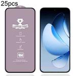 For OPPO Reno13 Global 25pcs 9H 0.4mm High Aluminum Large Arc Tempered Glass Film
