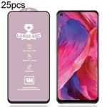 For OPPO A74 5G 25pcs 9H 0.4mm High Aluminum Large Arc Tempered Glass Film