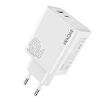 EU Plug WK WP-U64 45W Kinkong Flash Charge USB+Type-C Port Fast Charger