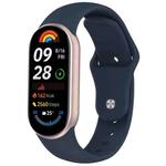 For Xiaomi Smart Band 10 / 9 / 8 xDfind Reverse Buckle Silicone Watch Band(Blue)