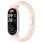 For Xiaomi Smart Band 10 / 9 / 8 xDfind Hollow Bracelet Silicone Watch Band(Pink)
