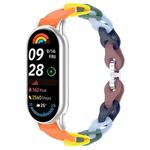 For Xiaomi Smart Band 10 / 9 / 8 xDfind Hollow Bracelet Silicone Watch Band(Colorful)