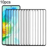 For Samsung Galaxy M55s SM-M558B 10pcs Front Screen Outer Glass Lens with OCA Optically Clear Adhesive
