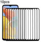 For Samsung Galaxy M14 4G SM-M145FB 10pcs Front Screen Outer Glass Lens with OCA Optically Clear Adhesive