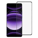For Realme GT 6 Full Glue 9H HD 3D Curved Edge Tempered Glass Film(Black)