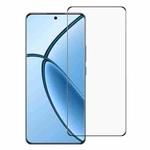 For Realme P1 Pro Full Glue 9H HD 3D Curved Edge Tempered Glass Film(Black)