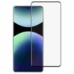 For Xiaomi Redmi Note 14 Pro+ 5G Full Glue 9H HD 3D Curved Edge Tempered Glass Film(Black)